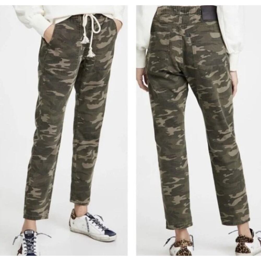 NEW One Teaspoon Camo Shabbies Pant Jeans Size XS Green Straight Leg
